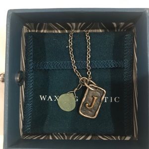 Waxing Poetic J-Necklace